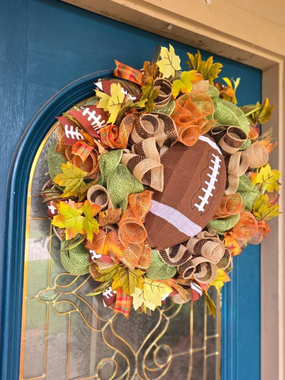 Football & Fall Wreath